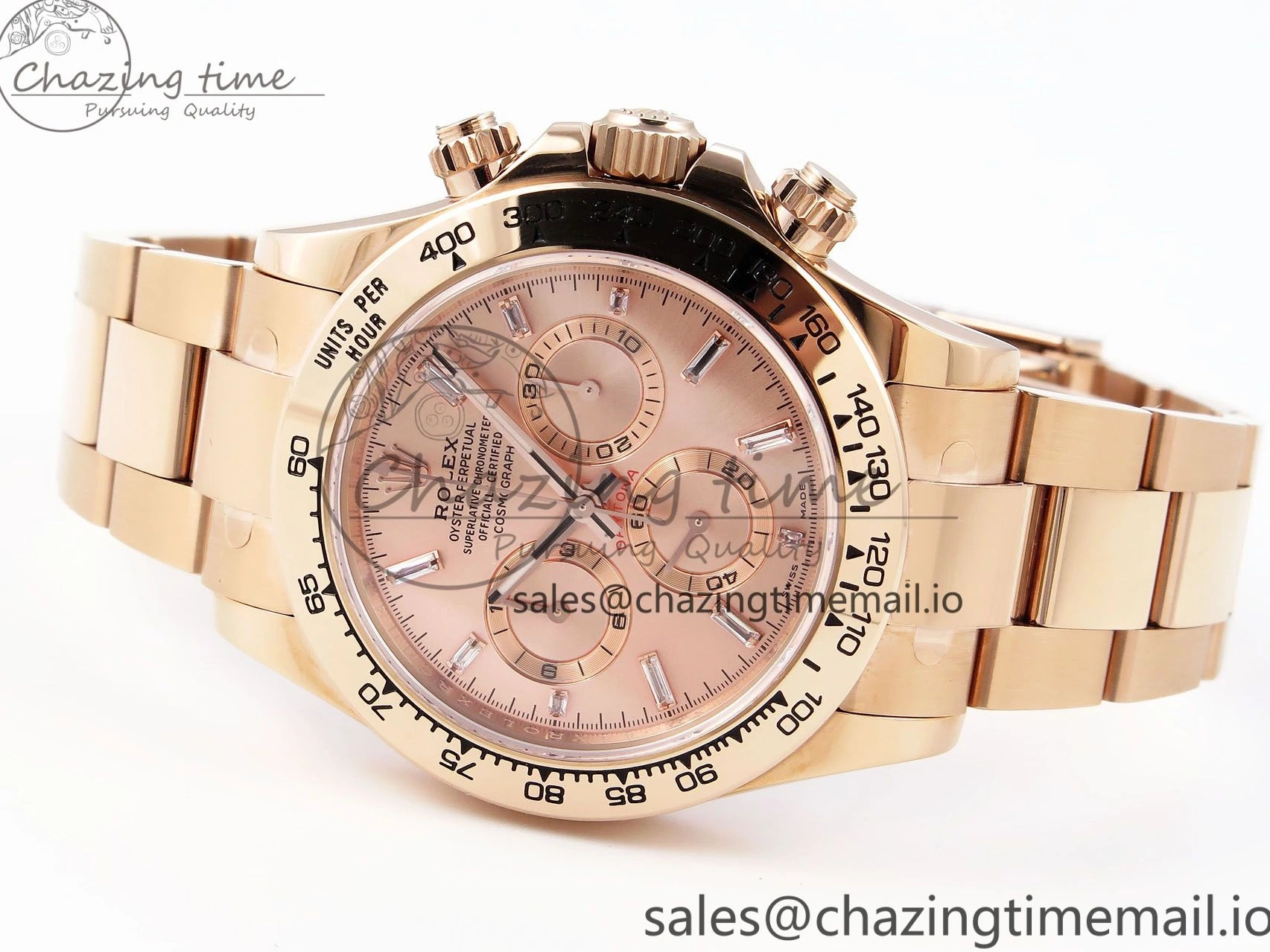 MiroTime 0402 Bold Daytona 116505 KING 1:1 Best Edition RG Crystal Dial on RG Bracelet SH 1938